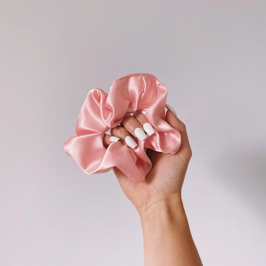 Pastel Rubis | Élastique en satin pour cheveux